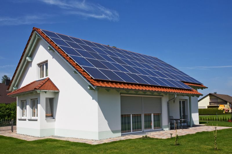 Home with Solar Array