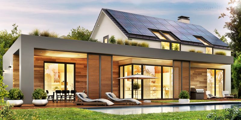 Home with Solar Panels